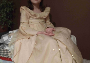 Oliwia Polus jako księżniczka na ziarnku grochu